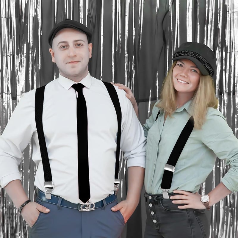 QPIXVB Men's Suspenders - Kids, Boys, Women's Halloween, Cosplay, Christmas, Tuxedo, Dress, Duty Suspenders - Image 5